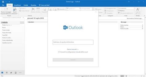 entrare nella mia mail outlook.